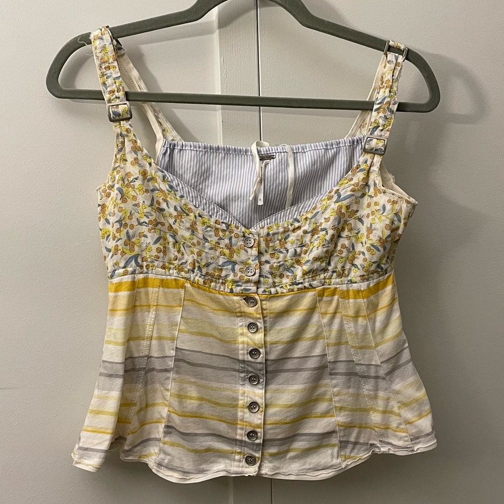 Vintage Free People Bustier Crop Top